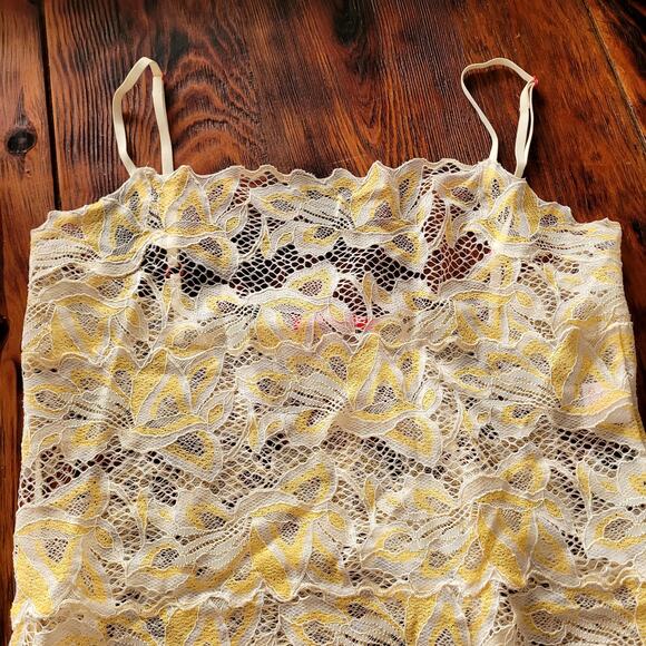 Josie Natori Lace Sexy Nightgown Dress Chemise Sz M - Picture 3 of 6